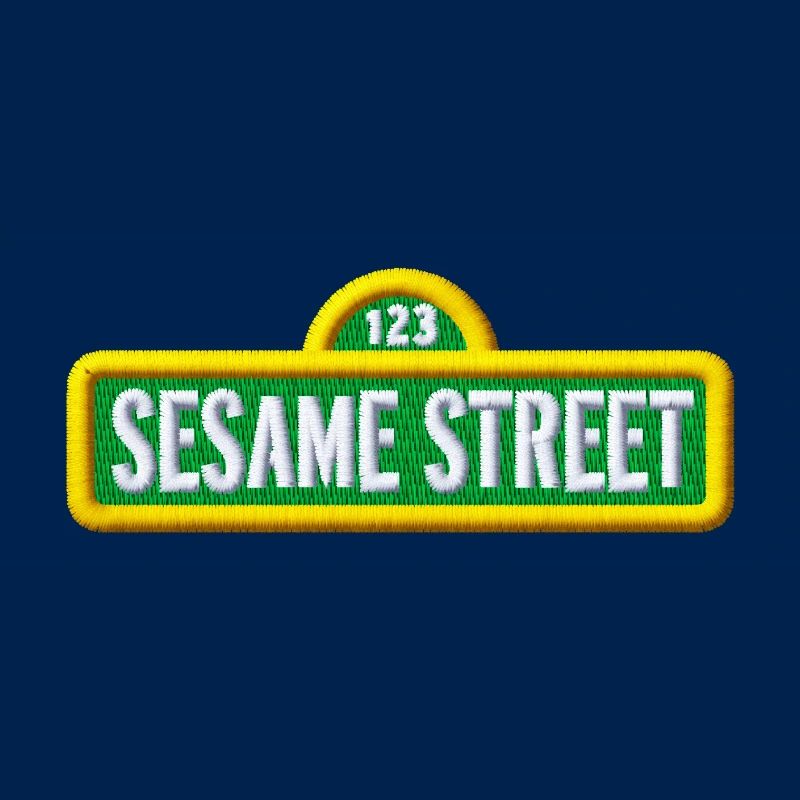 Sesamstraße Logo Als Stick