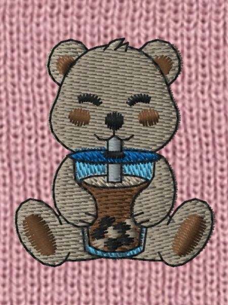 Teddybär Bubbletea