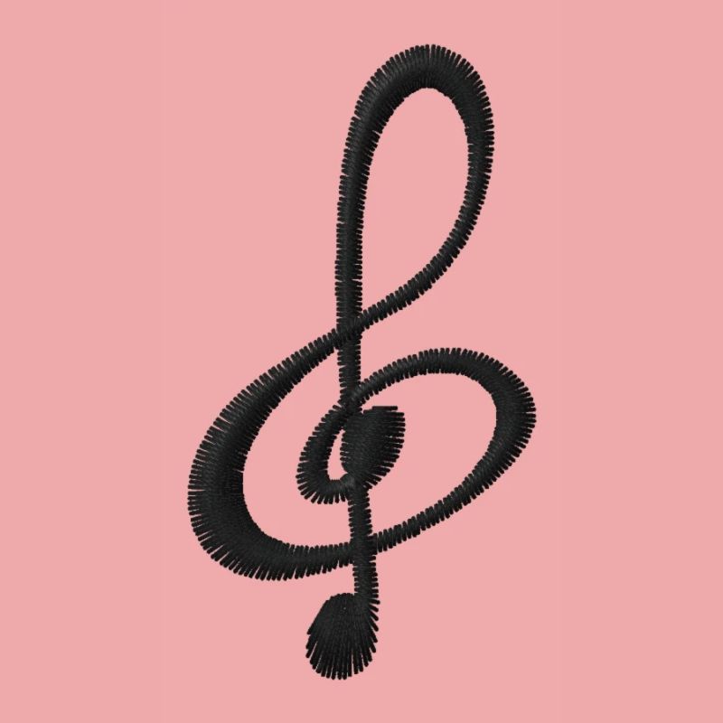 Note embroidered