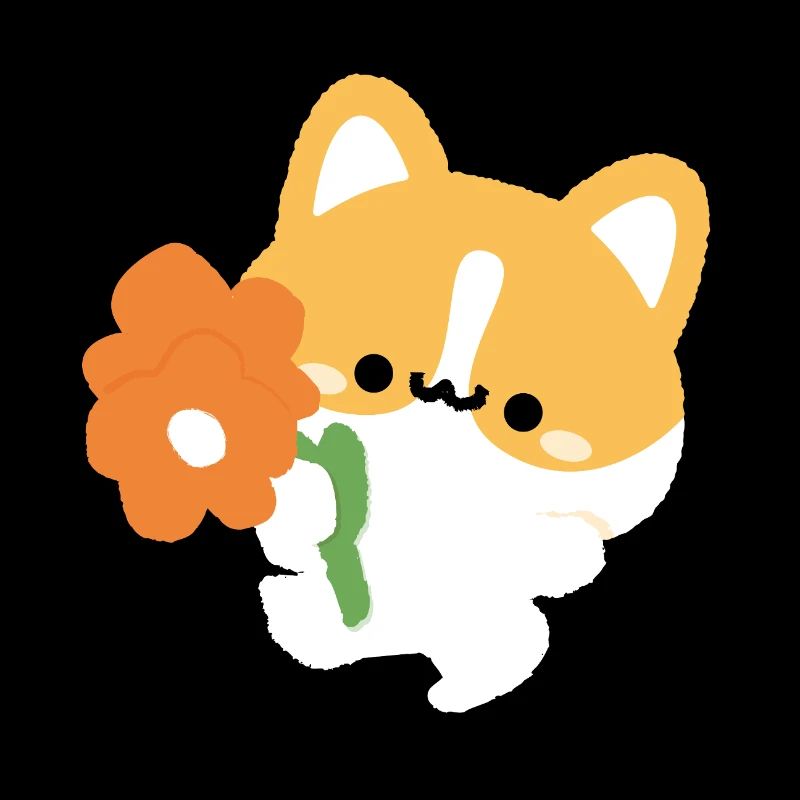 Corgi romantique