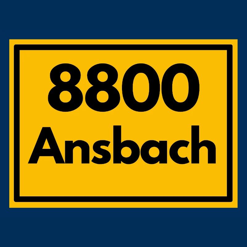 OLD POSTCODE POSTCODE RETRO 8800 ANSBACH FRANKEN