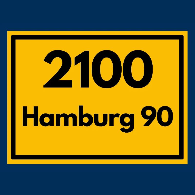 OLD POSTCODE POSTCODE RETRO 2100 HAMBURG 90 ALSTER