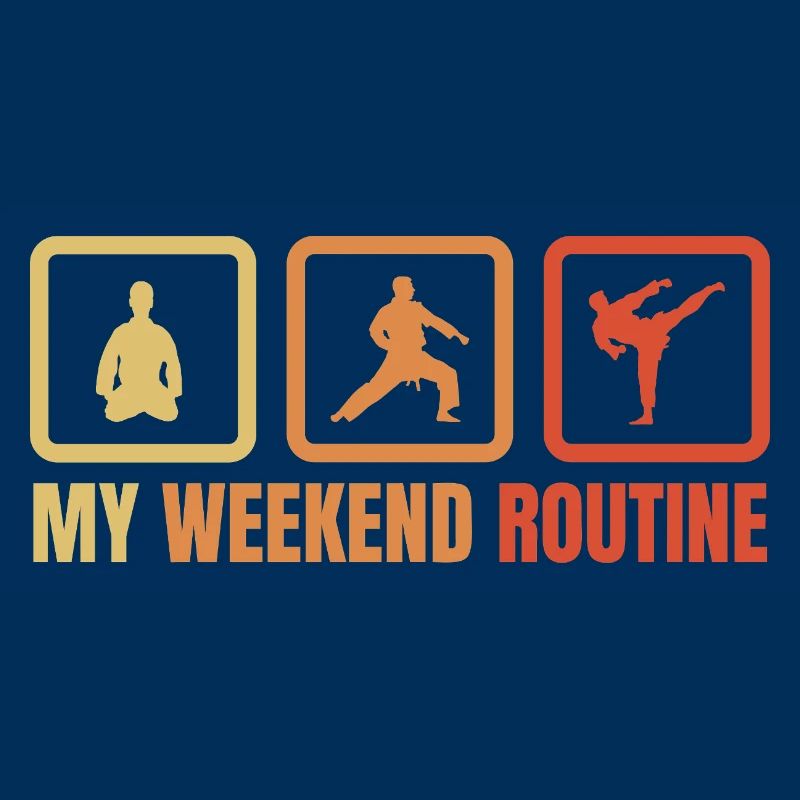 Routine du week-end de karateka