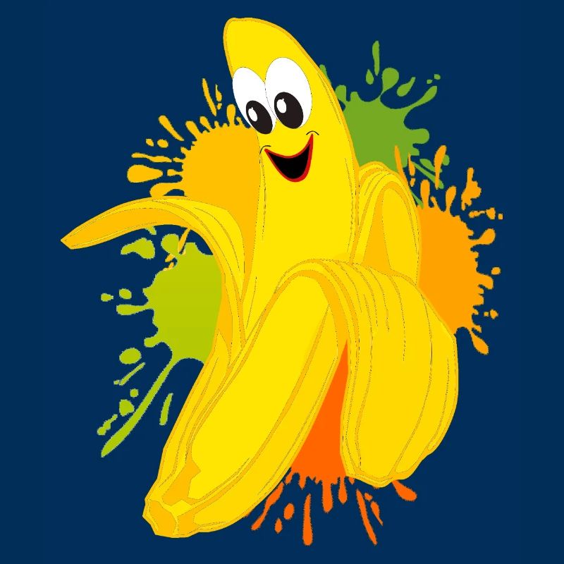 Explosion de couleur banane joyeuse