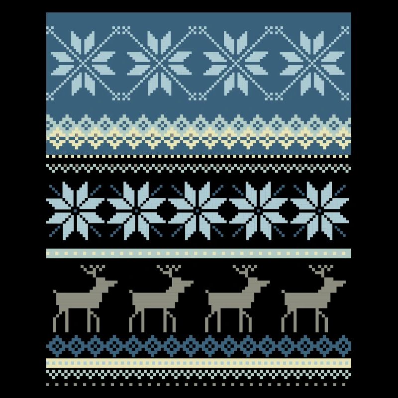 Funkelnde Winterszene