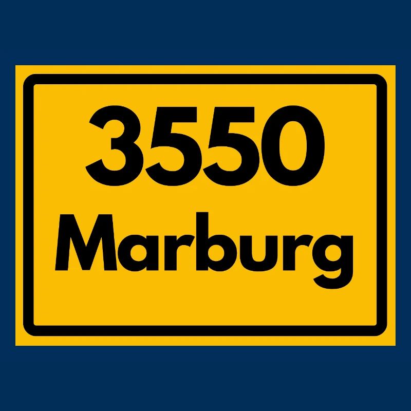 OLD POSTCODE ZIP CODE RETRO 3550 MARBURG