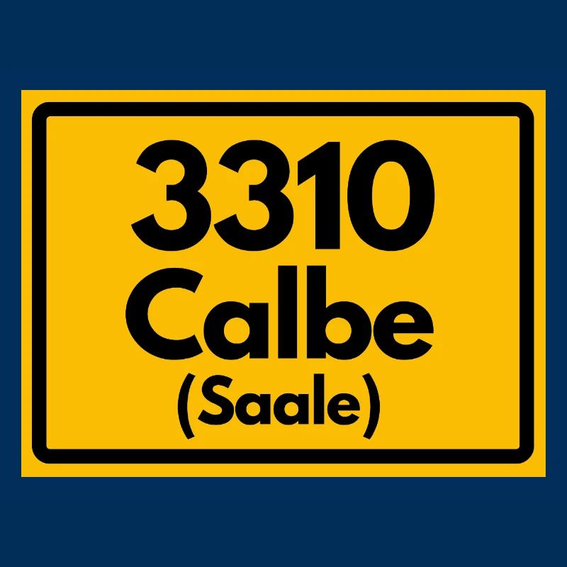 OLD POSTCODE POSTCODE 3310 CALBE SAALE HEIMATSTOLZ
