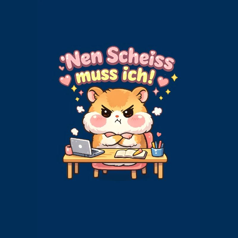 Nen scheiß muss ich Hamster Meme Statement