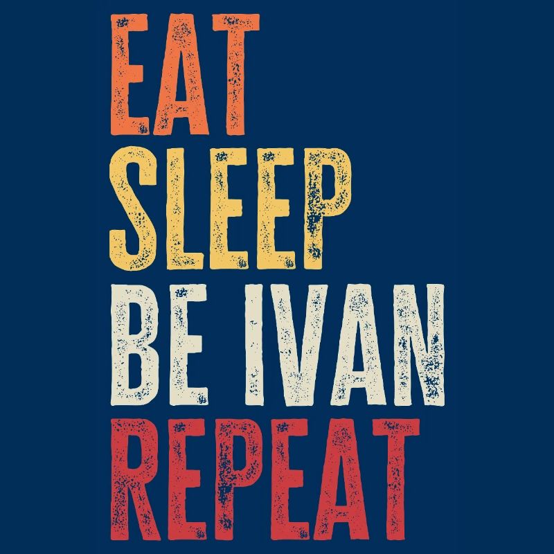 Mange, dors Be Ivan Répéter Nom rétro