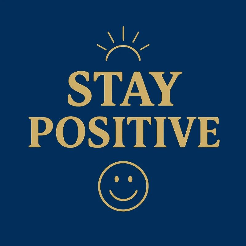 Bleiben Sie positiv