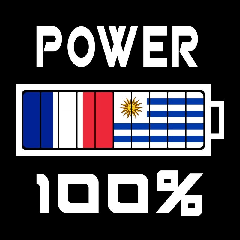 Uruguay und Frankreich Power 100%