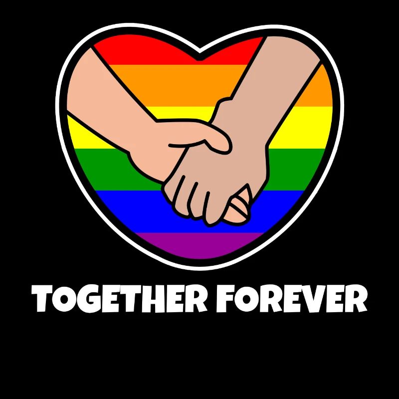 Relationship Homo Statement Heart Pride Rainbow