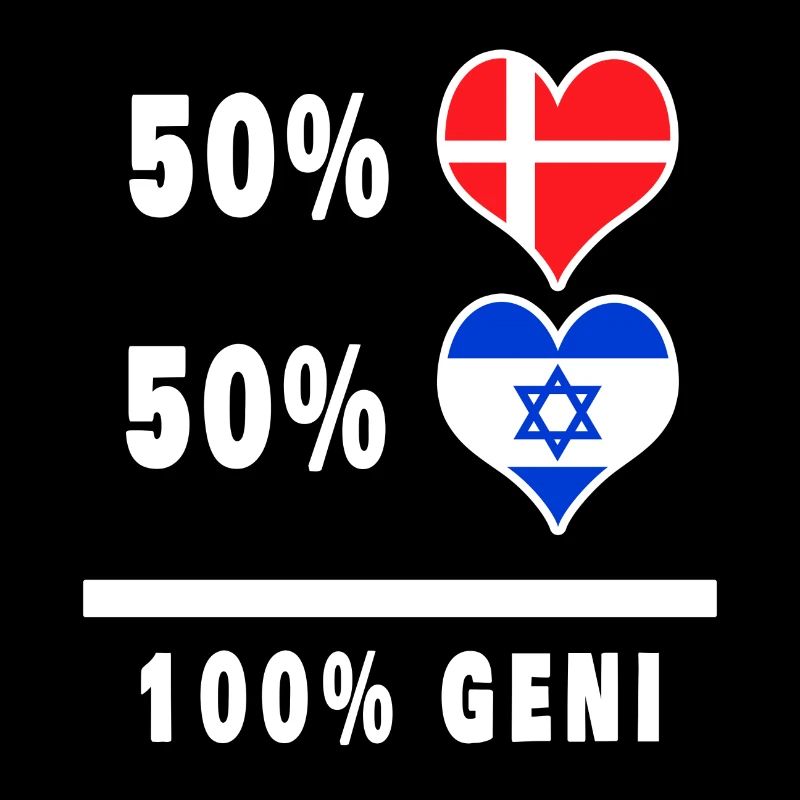 Israël et Danemark 100% drapeau de génie