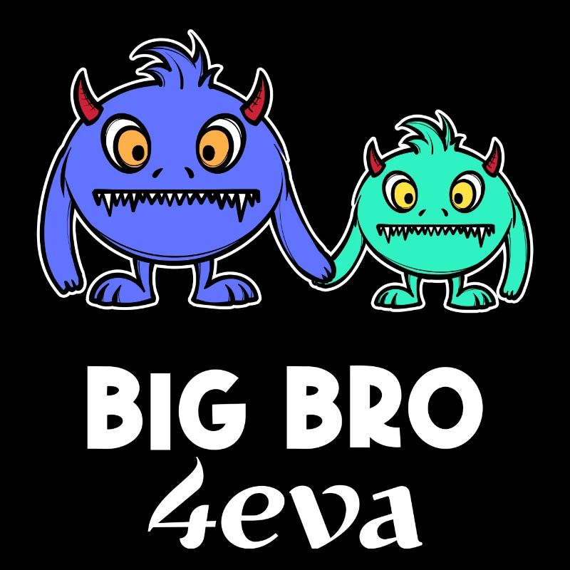 Siblings Brother's Heart Bro Big Brother Statement