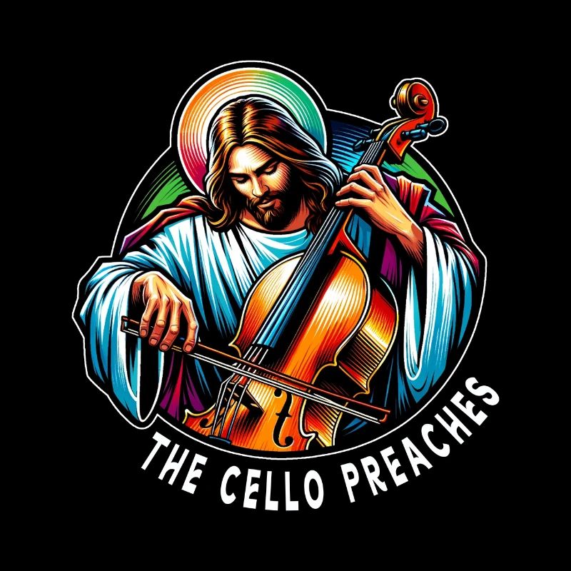 Le violoncelle prêche Jésus-Christ
