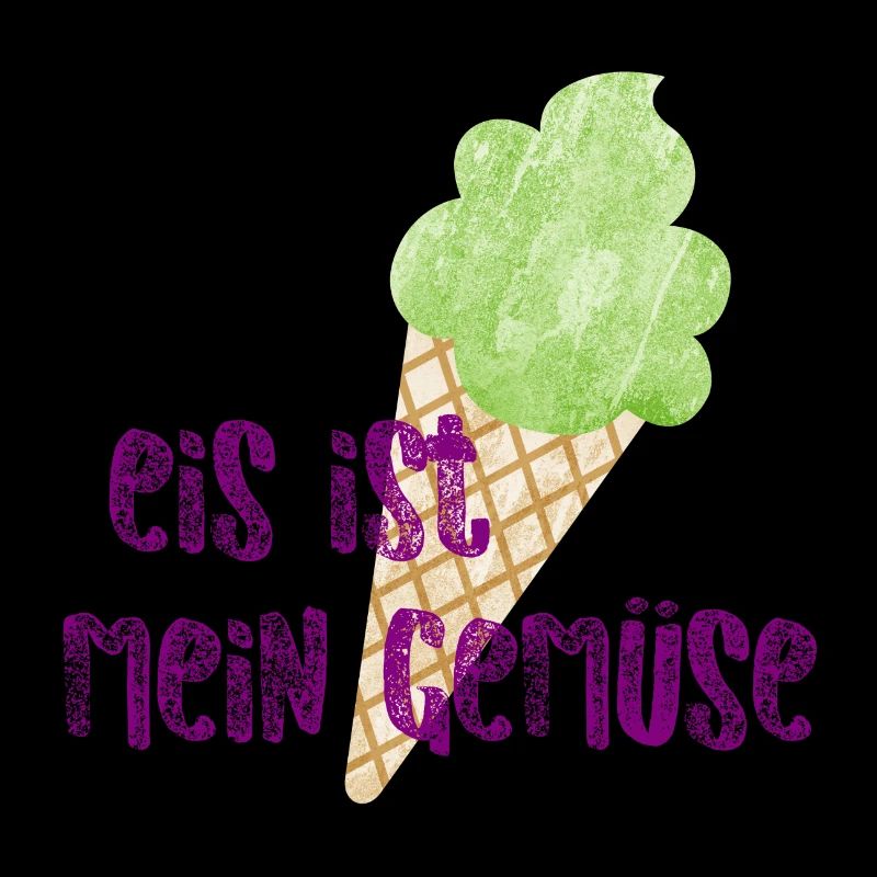 Eis coole lustige Sprüche Gemüse schlecken Eiskrem