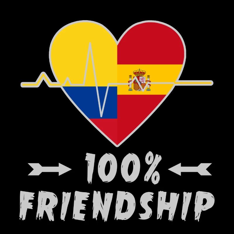 100 % amitié entre la Colombie et l'Espagne