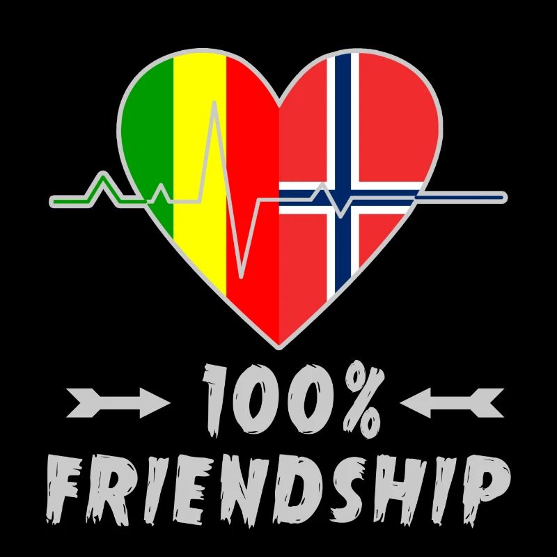 Mali and Norway 100% friendship