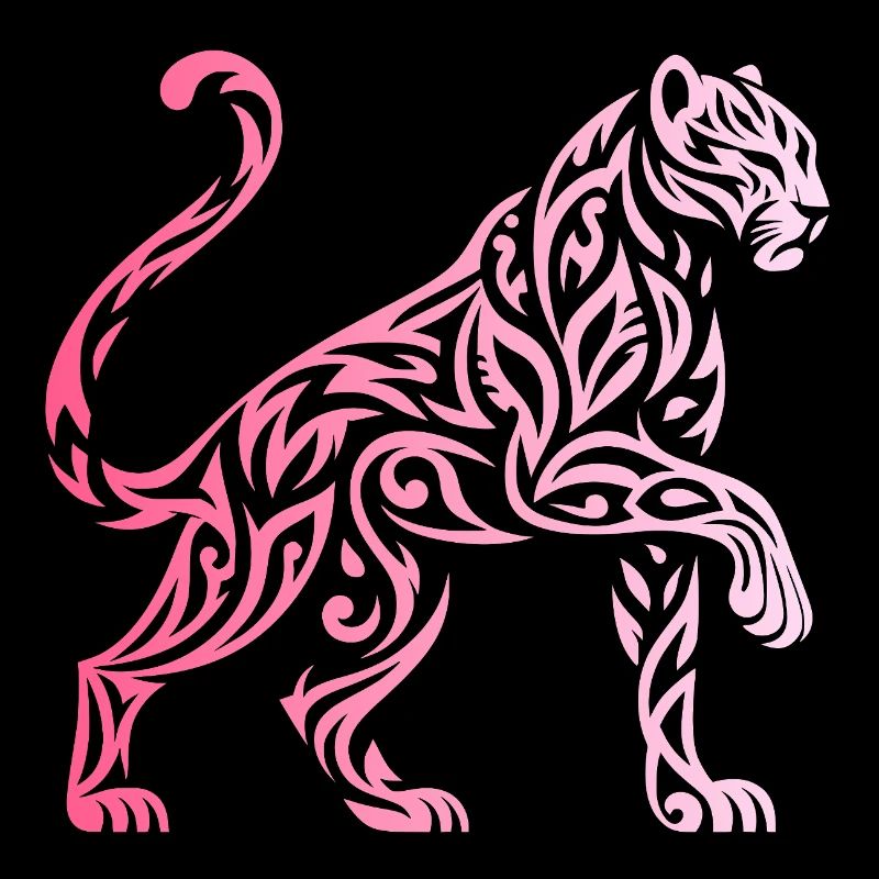 Gradient Tribal Panther