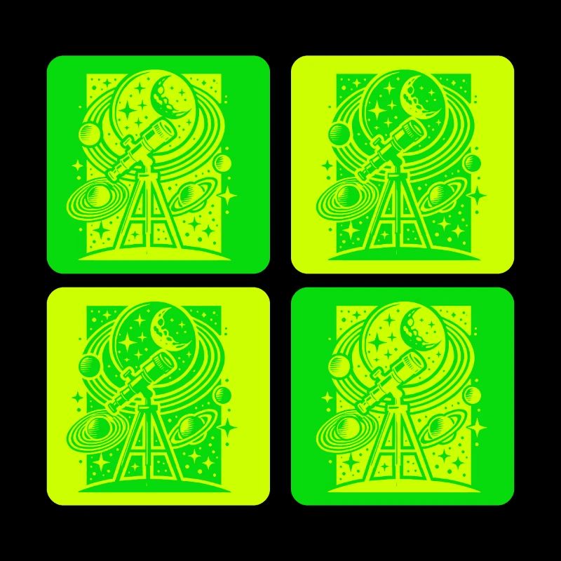 Design rétro d’astronomie