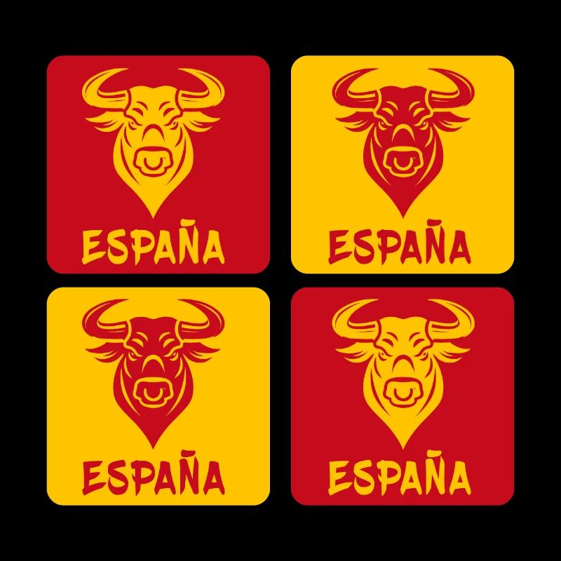 Espagne Taureau National Couleurs Design