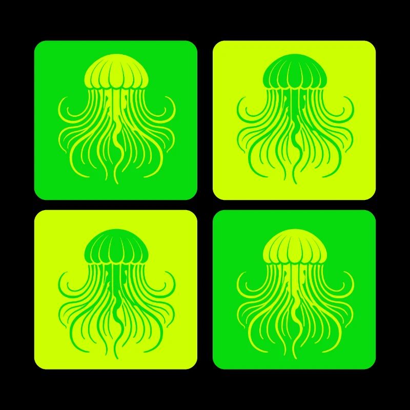 Jellyfish – Minimal Ocean Art
