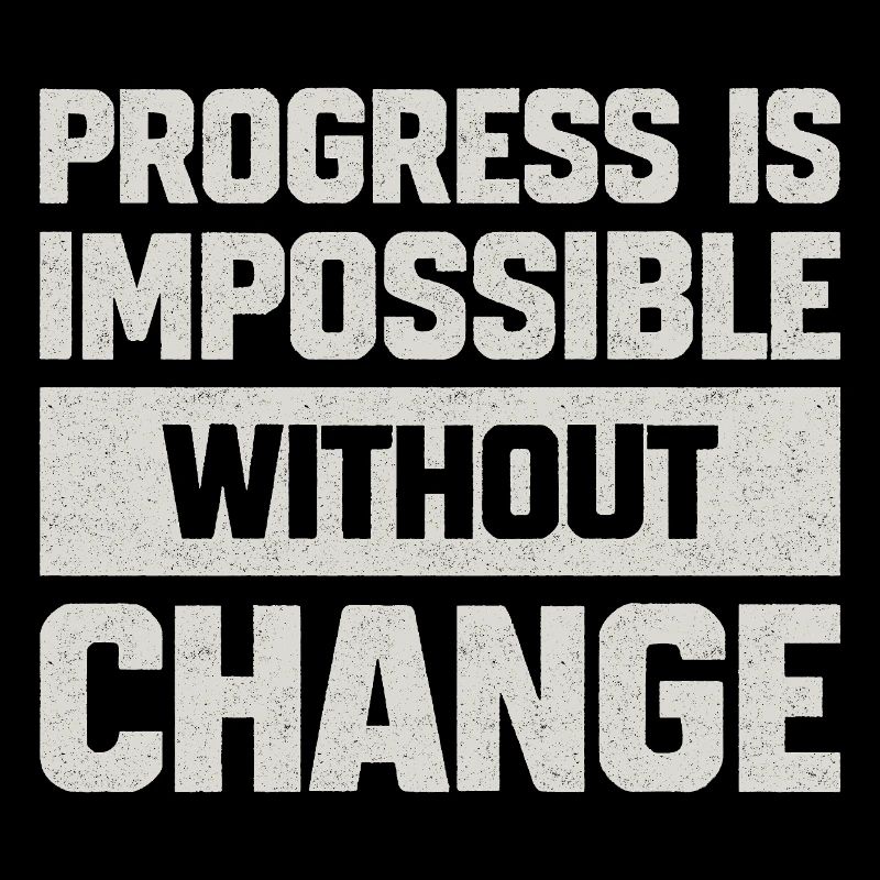 Motivational Quote on Gray Background Block Text