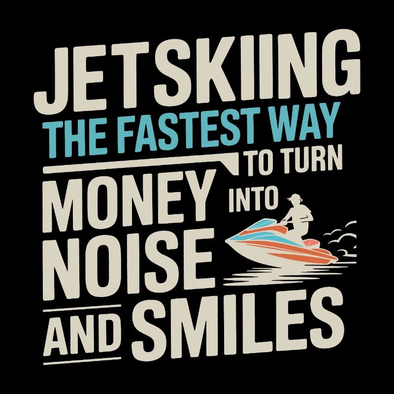 Jetski Argent Dans Le Bruit Et Sourire Citation
