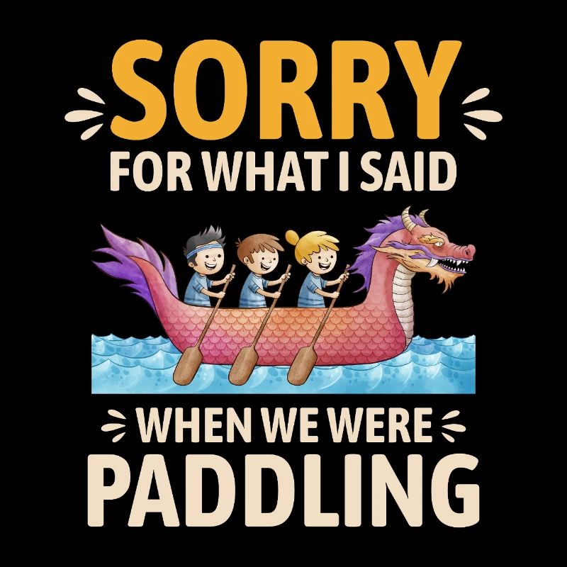 Synchronisiertes Paddelteam Drachenboot