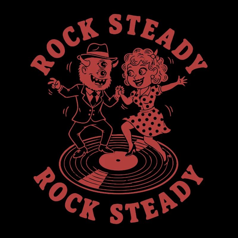Rock Steady Tanzpaar auf Vinyl