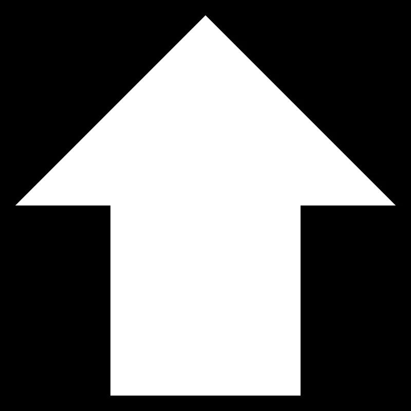 Pfeil-oben-Schild