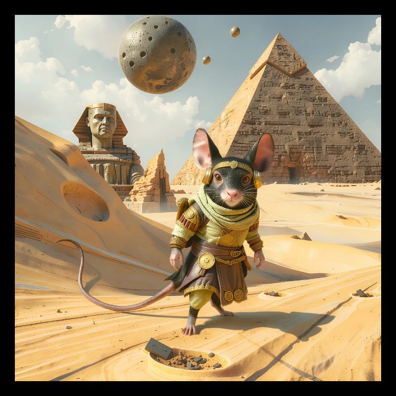 Rat aventureux en Égypte