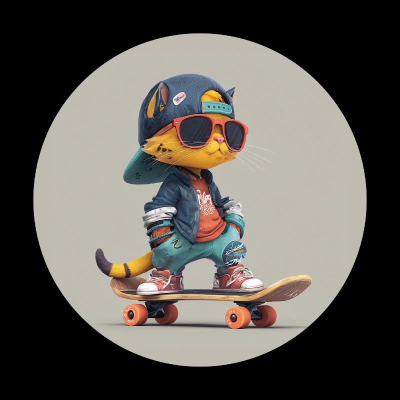 Chat skateur