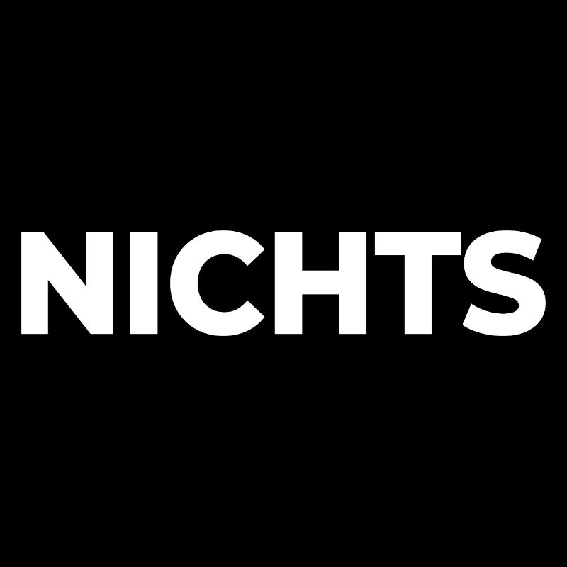 Nichts - einfach nix | Garnichts | Geschenk