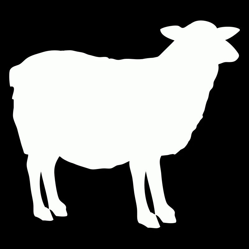 Schaf Silhouette