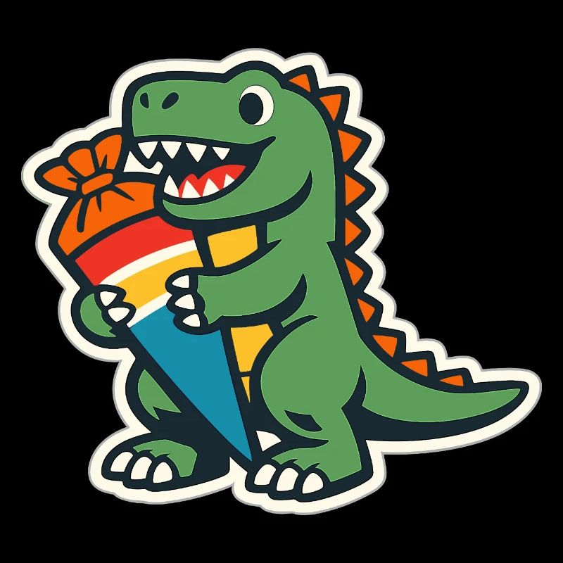 Schulkind Dino Einschulung Geschenk