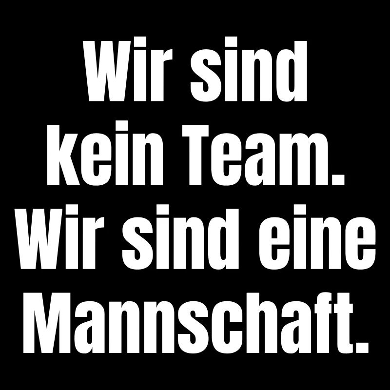 We Are A Team Typo Poster