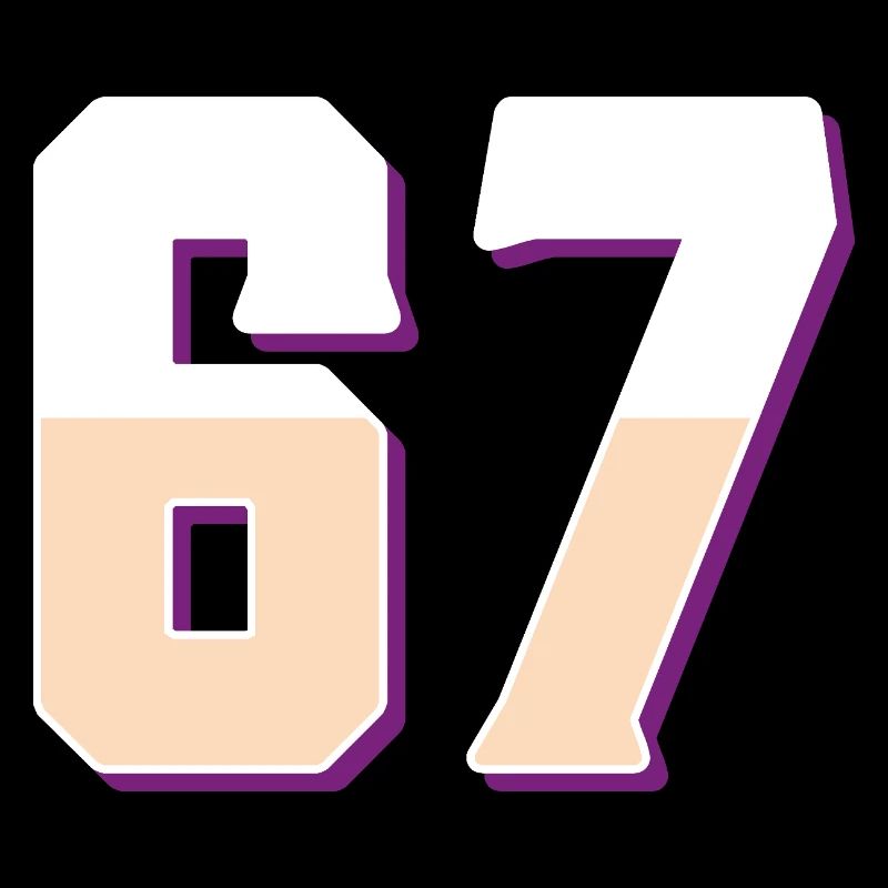 6 7 – Trendiges, minimalistisches Textdesign,