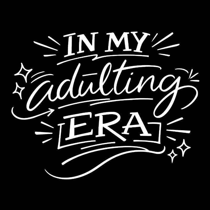 À mon époque d’adulte – Dicton de la typographie moderne