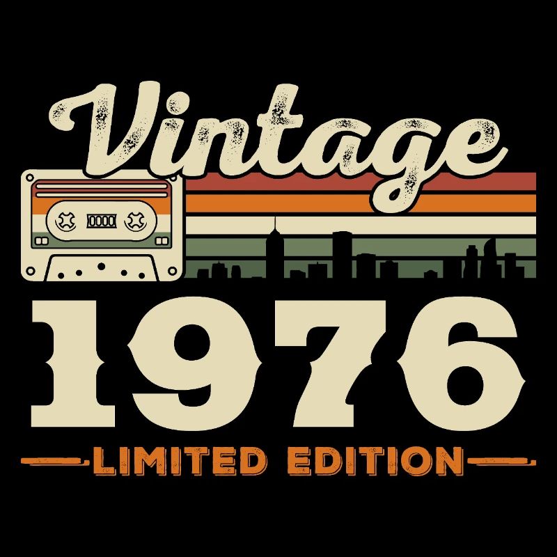1976 Vintage Retro Geburtstagsgeschenk