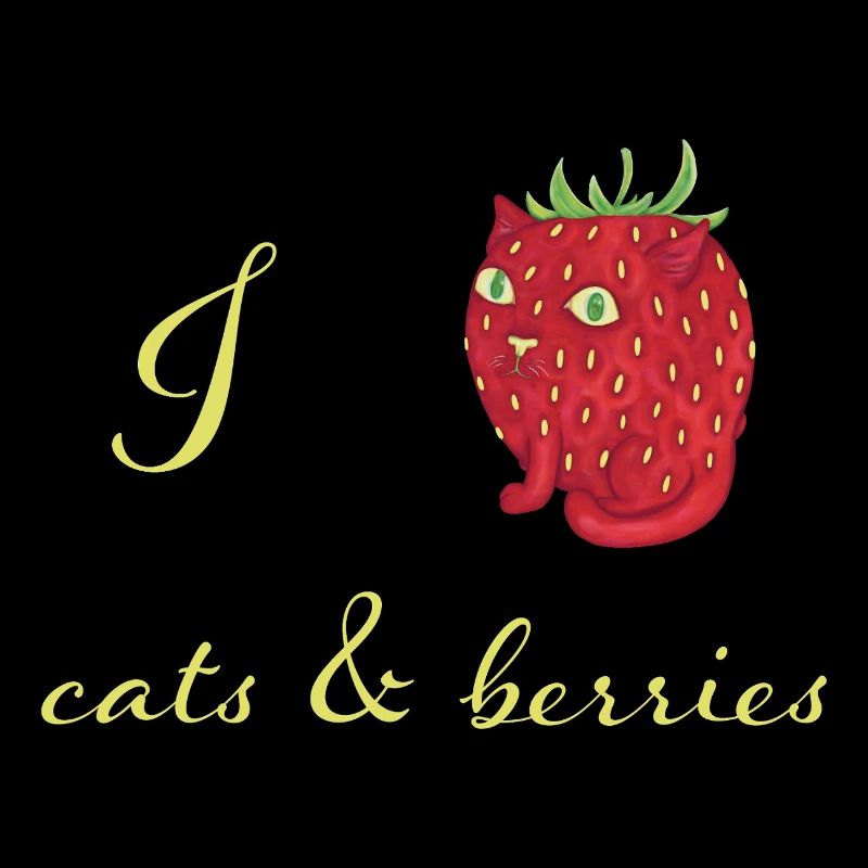 Who doesn't like cats and berries?