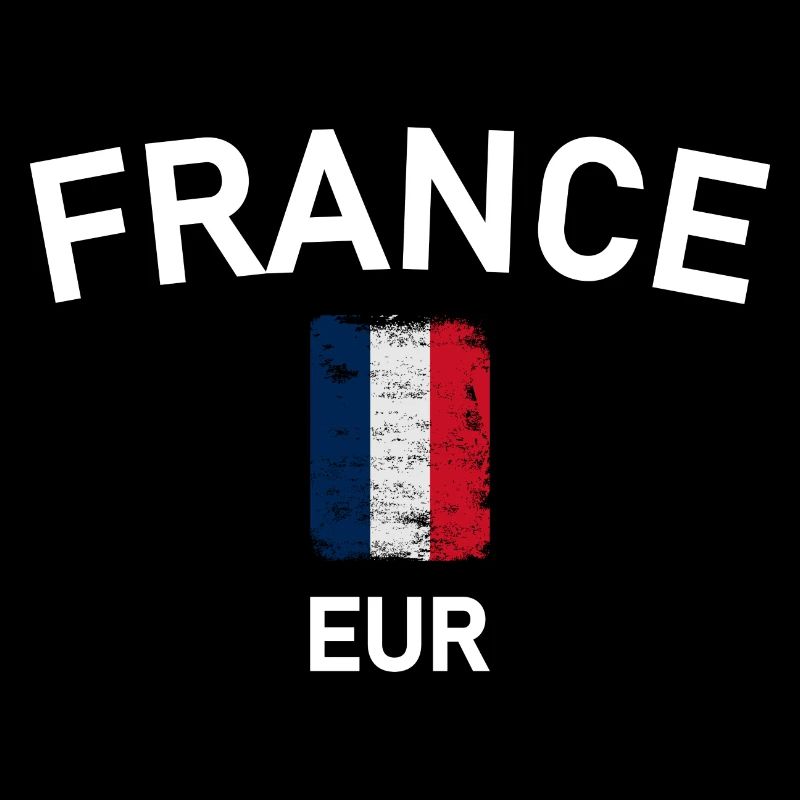 Frankreich-Bogen mit Trikoloreflagge