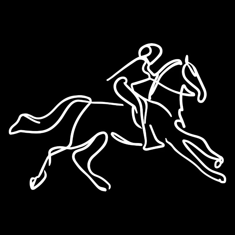 Horseback Riding Drawing