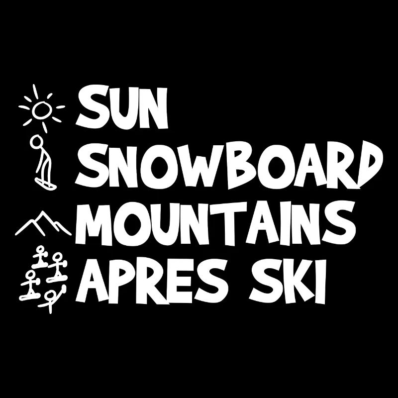Blague drôle sur le snowboard
