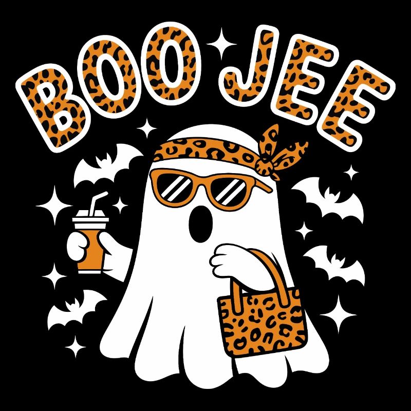 Leopard Ghost Halloween Chic