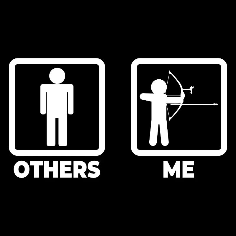 Archery stick figures