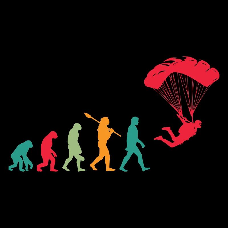Fallschirm Evolution Fallschirmspringer