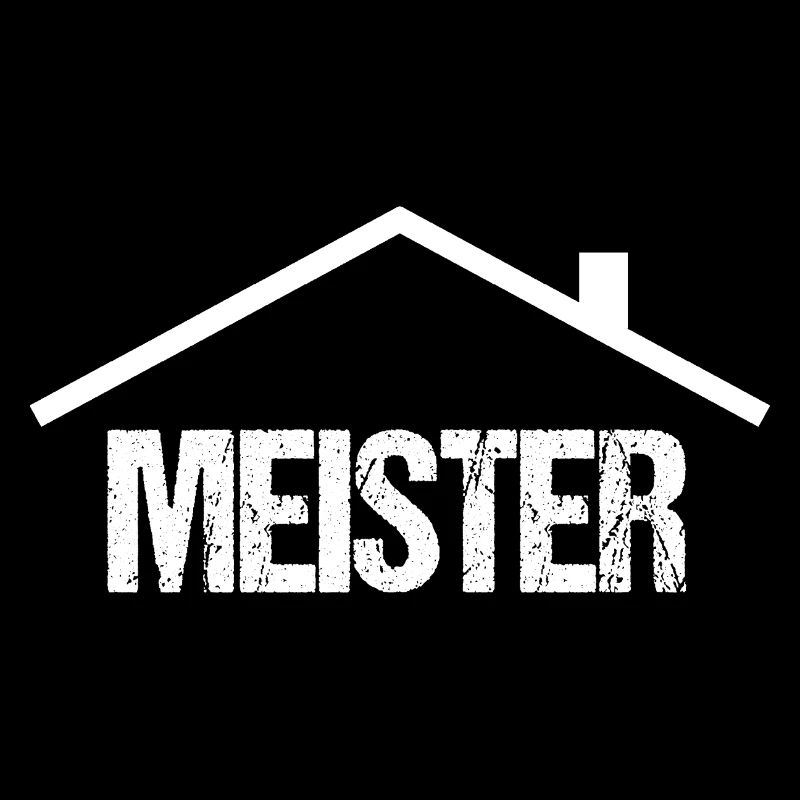Logo de maître artisan avec toit