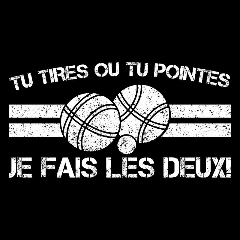 Pétanque zieht oder passt: Ich mache beides