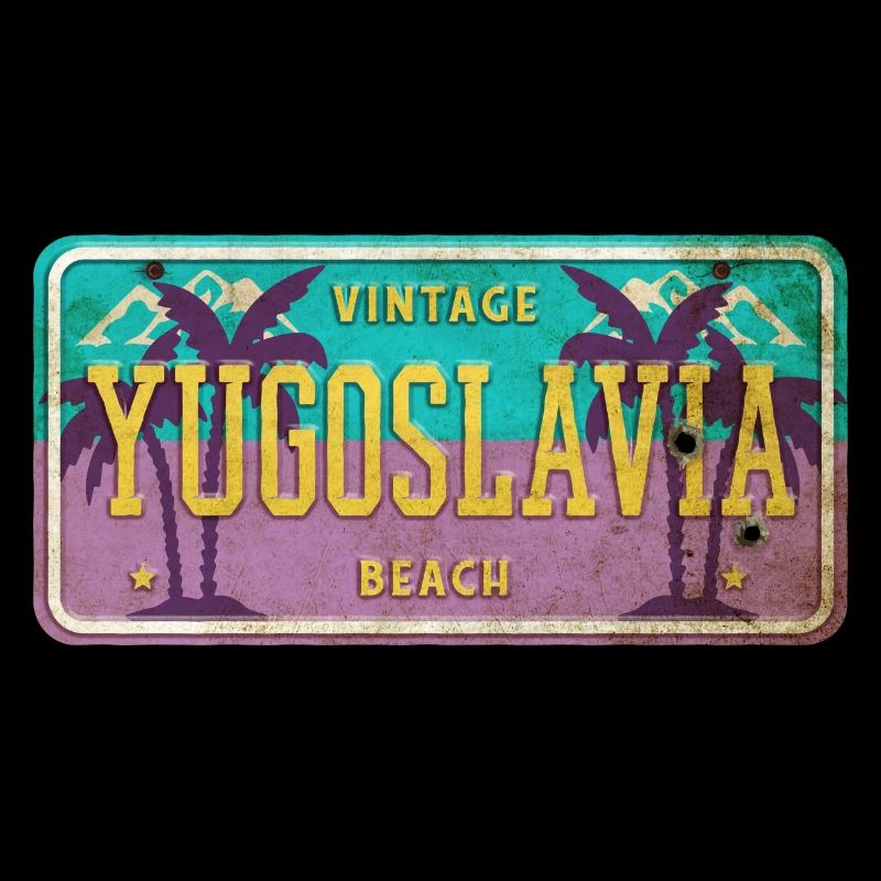 Yugoslavia vintage sign